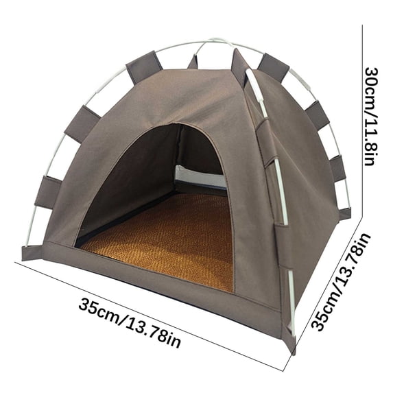 JVBTVB Foldable Pet Tent Portable Outdoor Dog Cat House with Removable Bed for Camping Picnic Beach Travel Easy Clean
