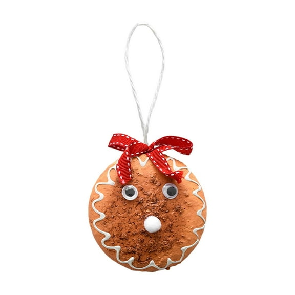 JVBTVB Gingerbread Man Christmas Tree Ornament - Cute Foam Cookie Pendant for Xmas Decorations, 5.91 Inch Holiday Hanging Decor