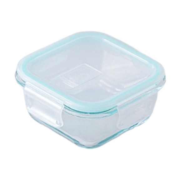 JVBTVB Glass Lunch Box, Microwave Safe, Glass Food Storage Container with Lid for Meal Prep, Office School Lunch