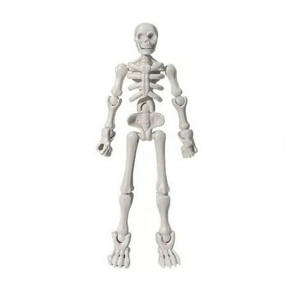 JVBTVB Halloween Magnetic Skeleton Action Figure with Flexible Joints - Multi-Pose Decor for Desk, Sketch Practice, Holiday Gifts