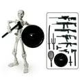 thumbnail image 1 of JVBTVB Halloween Magnetic Skeleton Action Figure with Flexible Joints - Multi-Pose Decor for Desk, Sketch Practice, Holiday Gifts, 1 of 6