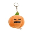 thumbnail image 1 of JVBTVB Halloween Plush Pumpkin Keychain - Cute Cartoon Pendant Gift for Girls Boys, Orange, 3.54in, 1 of 6