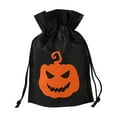 thumbnail image 1 of JVBTVB Halloween Treat Bags Bulk 50Pcs Drawstring Goody Bags Mesh Gift Bags for Candy Party Favors Trick or Treat Halloween Decorations 8x7 Inches Orange Black, 1 of 6