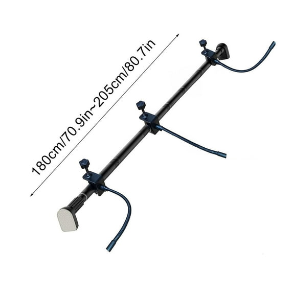 JVBTVB Heavy Duty Adjustable Christmas Wreath Hanger Stand, Wall Mounted Garland Holder with 2 Hooks for Holiday Decorations, Sturdy Extension Hook for Front Door, Swag, Lights, and Seasonal Decor