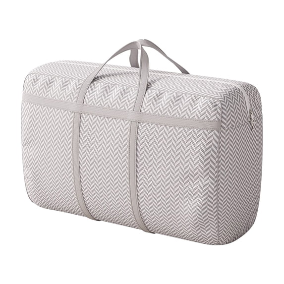 JVBTVB Heavy Duty Storage Bags for Moving, Reinforced Non Woven Extra Large Storage Bags with Double Zipper and Reinforced Handles for Travel, Blanket, Comforter, Clothes Organization