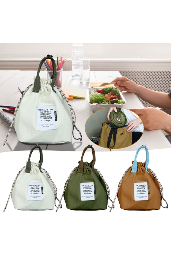 Insulated Lunch Box Large Capacity, Waterproof Lunch Bag for Women Men, Thermal Leak-Proof Cooler with Shoulder Strap for Commute, Work, School
