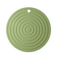 thumbnail image 1 of JVBTVB Large 7-inch Silicone Non-Slip Coaster Mat, Heat Resistant Placemat for Table Protection, Fits Cups Bowls and Hot Pots, Easy Clean Food-Grade Dining Mat, 1 of 4