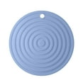 thumbnail image 1 of JVBTVB Large 7-inch Silicone Non-Slip Coaster Mat, Heat Resistant Placemat for Table Protection, Fits Cups Bowls and Hot Pots, Easy Clean Food-Grade Dining Mat, 1 of 3