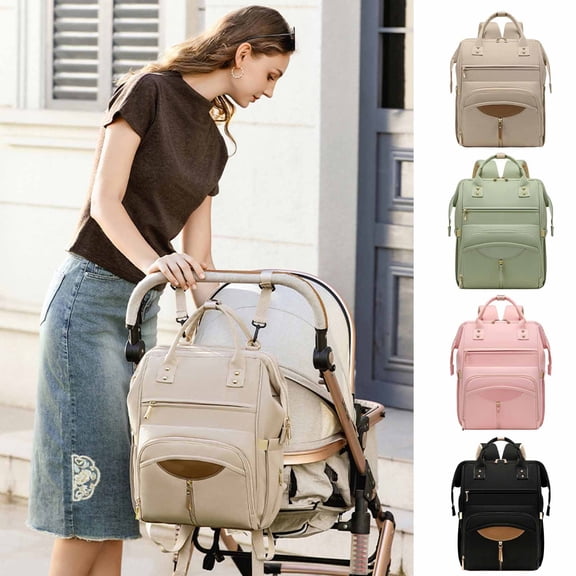 JVBTVB Large Capacity Diaper Bag Backpack for Baby Travel Waterproof Multifunctional Maternity Nappy Bag with Stroller Straps Newborn Essentials Hospital Bag Baby Shower Gift Registry Must Have
