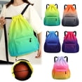 thumbnail image 1 of JVBTVB Large Capacity Drawstring Backpack for Gym Sports, 25L Nylon Drawstring Bag with Adjustable Shoulder Straps for Men Women, Lightweight Backpack for Outdoor Hiking Camping Travel, 1 of 9