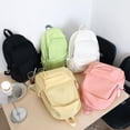 thumbnail image 1 of JVBTVB Large Capacity School Backpack for Teens, Lightweight Bookbag with Padded Straps & Multiple Pockets, Versatile Daypack for Campus, Travel, Daily Use (8+ Years), 15.7x11.4x5.1in, 1 of 9