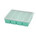thumbnail image 1 of JVBTVB Large Ice Mold Silicone Tray with Lid, Food Grade Easy Release Ice Maker for Whiskey & Cocktails, Stackable Freezer Storage Container, BPA-Free, 1 of 6