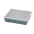 thumbnail image 1 of JVBTVB Large Ice Mold Silicone Tray with Lid, Food Grade Easy Release Ice Maker for Whiskey & Cocktails, Stackable Freezer Storage Container, BPA-Free, 1 of 6