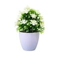 thumbnail image 1 of JVBTVB Lifelike Artificial Potted Plants with Five-Leaf Plum Design, Maintenance-Free Fake Flowers for Indoor and Outdoor Home Garden Terrace Office Desk Decoration, 1 of 6