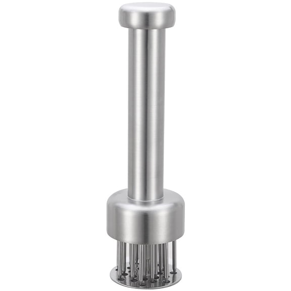 JVBTVB Meat Tenderizer with 21 Stainless Steel Needles, Heavy Duty Spring Action for Tenderizing Steak, Chicken, Beef, Fish, Poultry in Kitchen and Barbecue Use