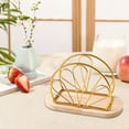 thumbnail image 1 of JVBTVB Napkin Holder, Metal Modern Napkin Rack for Kitchen Table and Countertop, Space Saving Vertical Design for Easy Dispensing, Holds Cocktail & Dinner Napkins, for Indoor Outdoor Use, 1 of 6
