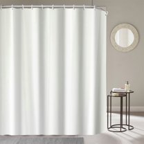JVBTVB Polyester Shower Curtain Set Waterproof Quick-Dry with Weighted Hem & Hooks, 70x70 Inch Bathroom Curtain, Machine Washable