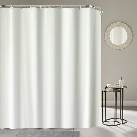 JVBTVB Polyester Shower Curtain Set Waterproof Quick-Dry with Weighted Hem & Hooks, 70x70 Inch Bathroom Curtain, Machine Washable
