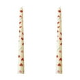 thumbnail image 1 of JVBTVB Printed Unscented Long Taper Candles for Wedding & Candlelight Dinner Decoration, 2-Pack 9.84 Inch Decorative Candles, 1 of 6
