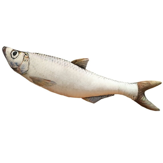 JVBTVB Realistic Fish Plush Toy - Soft Stuffed Animal Pillow for Boys Girls, Sea Themed Bed Decor, Aquarium Gift