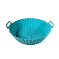 thumbnail image 1 of JVBTVB Reusable Silicone Air Fryer Basket Liner - 7.5 Inch Non-Stick & Heat Resistant Fryer Accessories for Air Fryer, Oven, Microwave, No Need to Clean, 1 of 4
