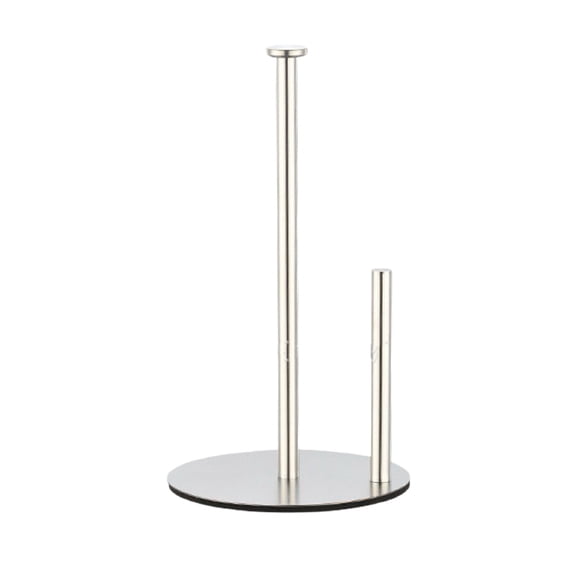 JVBTVB Stainless Steel Paper Towel Holder, Countertop Freestanding with Weighted Base No Drill Installation, Easy to Load Open Design for Kitchen Countertop, 11. 02x7.28x1. 57 Inches