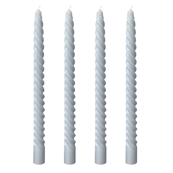JVBTVB Taper Candles for Weddings, 10 Inch Unscented Dinner Candles, Set of 4 Long Threaded Candles for Romantic Dinner, Holiday Party, Christmas & Home Decor