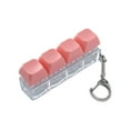 thumbnail image 1 of JVBTVB Toys, 4 - in - 1 Keyboard - Themed Fidget Toy Keychain - Pressable Button Stress Reliever 4 Colors Stress - Reducing Small GiftHoliday Gifts, 1 of 8