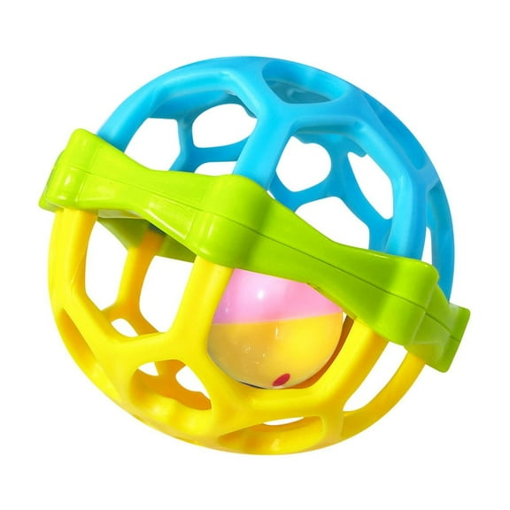 JVBTVB Toys, Can Be Boiled to Soothe Early Childhood Education Fitness Soft Rubber Animals Grip Balls Shaking Bells ToyHoliday Gifts