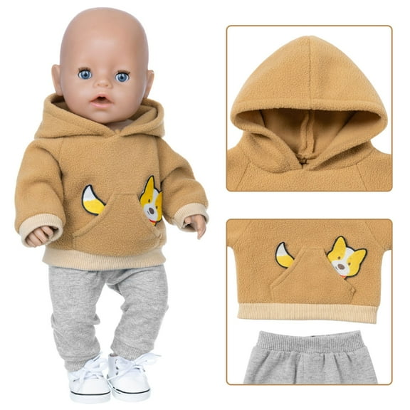 JVBTVB Toys, Doll Clothes for 14-18 Inch Doll Doll Clothes Outfits for 35-45 Cm Doll Sweet Doll Clothes Dress Hat Dress-Up Fashion Doll Clothes AccessoriesHoliday Gifts