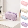thumbnail image 1 of JVBTVB Travel Cosmetic Organizer Pouch Plush Makeup Bag Portable Storage Case For Women Girls Soft Cute Small Cosmetic Bag For Purse 7.09x3.93x3.15 Inches, 1 of 9