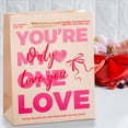 thumbnail image 1 of JVBTVB Valentine'S Day Gift Bags For Couples, Large Romantic Pink Paper Shopping Tote With Handles, Sturdy Party Favors Bags For Wedding Anniversary Birthday Present, 1 of 8