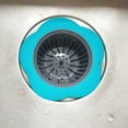 thumbnail image 1 of JVBTVB Wide Rim Kitchen Sink Strainer, 4.5-Inch Clog-Free Silicone Drain Filter for Kitchen, Dishwasher Safe Sink Protector with Easy Removal Post, 1 of 2