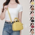 thumbnail image 1 of JVBTVB Women's Pebbled Faux Leather Mini Bowling Bag Crossbody Shoulder Handbags for Women Teen Girls Trendy 2-in-1 Purse, 1 of 8