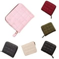 thumbnail image 1 of JVBTVB Women's RFID Blocking Short Wallet Large Capacity With 12 Card Slots Genuine PU Leather Zip Around Clutch Coin Purse 7.87 Inch, 1 of 7