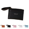 thumbnail image 1 of JVBTVB Women's Small Accordion Card Wallet RFID Blocking Double Layer Zipper Multi-Card Holder Compact Coin Purse with Wrist Strap for Travel Work Daily, 1 of 7