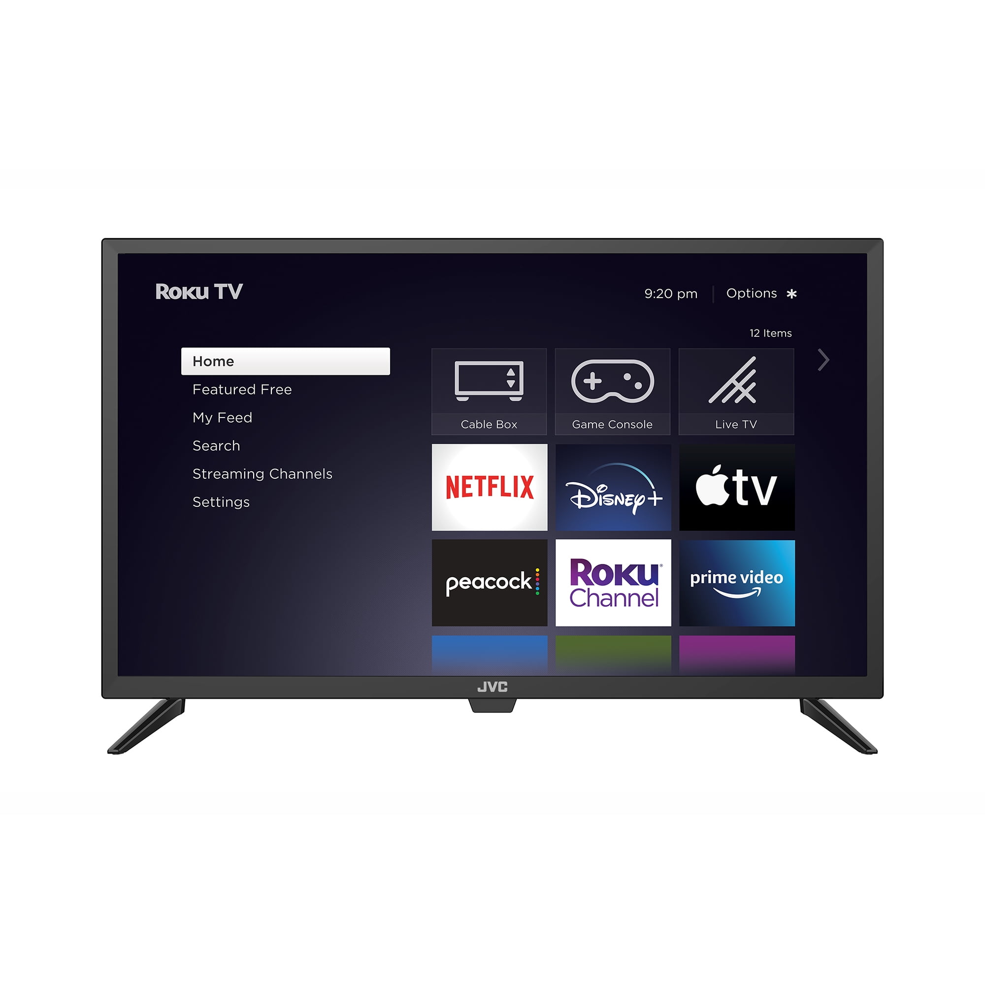 JVC 32-inch HD Smart LED TV with Roku - Access Netflix, Disney+ and More