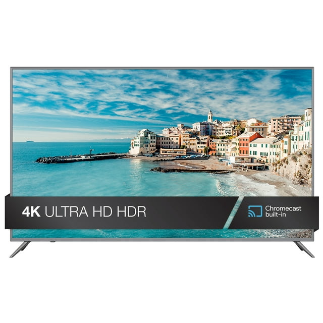 JVC 65" Class 4K Ultra HD (2160p) HDR Smart LED TV with Built-in Chromecast (LT-65MA875)