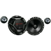 JVC CS-DR1700C 360W Peak 55W RMS 6.75 2-Way Factory Upgrade Component Speakers - Pair