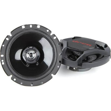 JVC - 6-3/4" 2-Way Car Speakers with Carbon Mica Cones (Pair) - Black