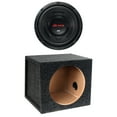 JVC CWDR124 drvn DR Series 4Ohm Subwoofer (12 Inch) & Atrend E12S