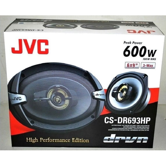 JVC Coaxial High-Performance 3-Way CS-DR693HP Car Speakers