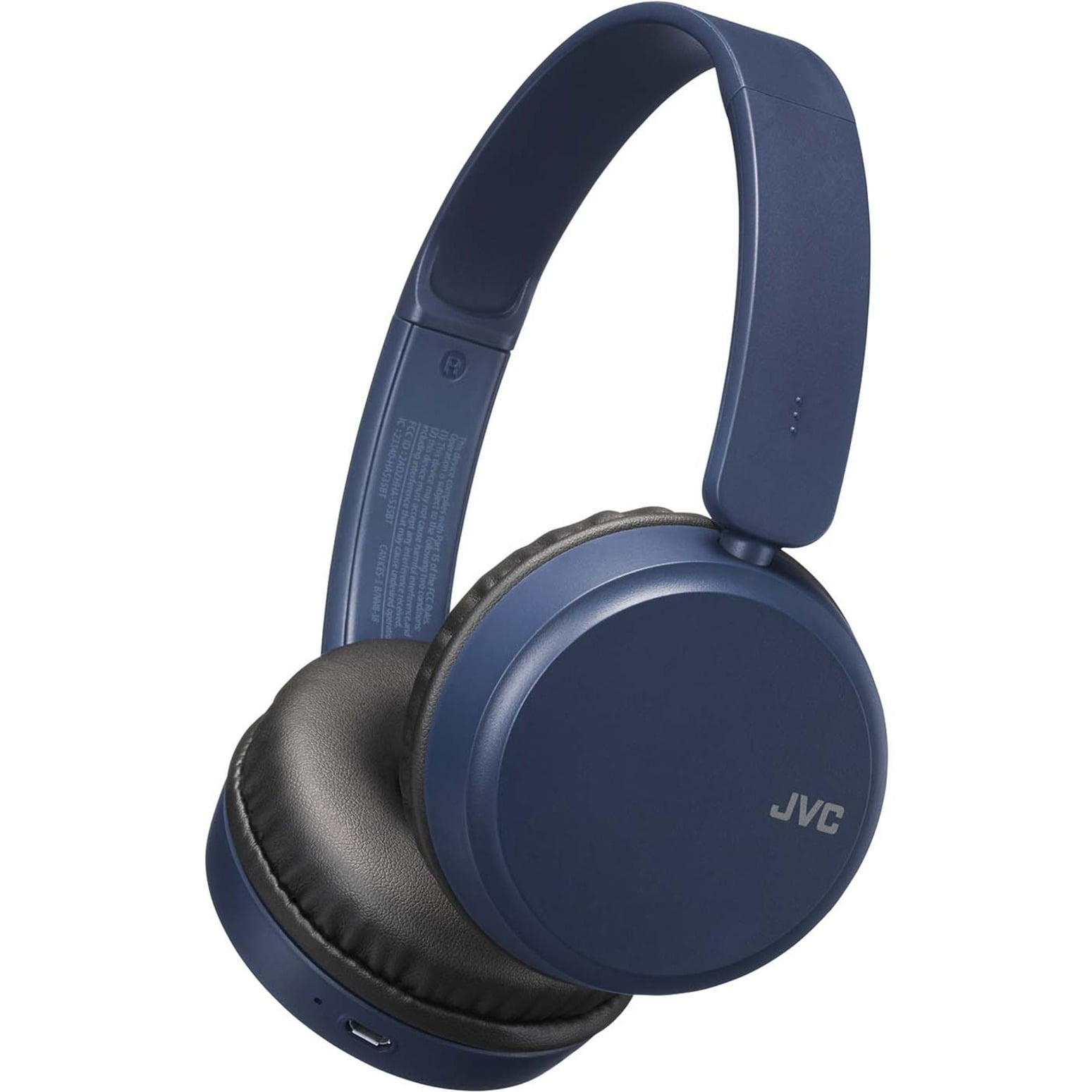 JVC Deep Bass Wireless Headphones, Bluetooth 4.1, Bass Boost Function,  Voice Assistant Compatible, 17 Hour Battery Life - HAS35BTB(Black) 