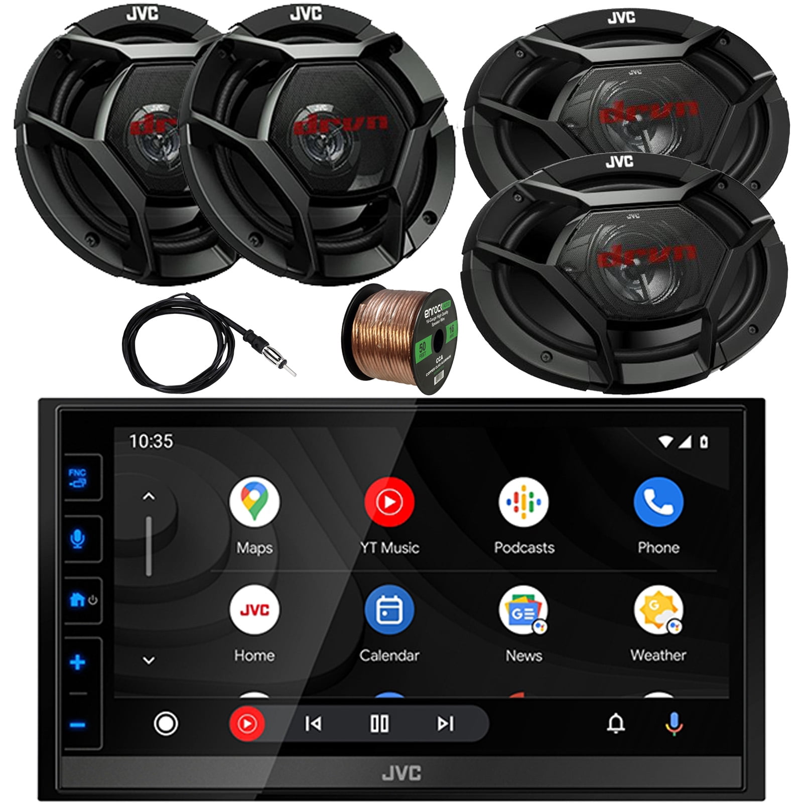 JVC Double DIN 6.8