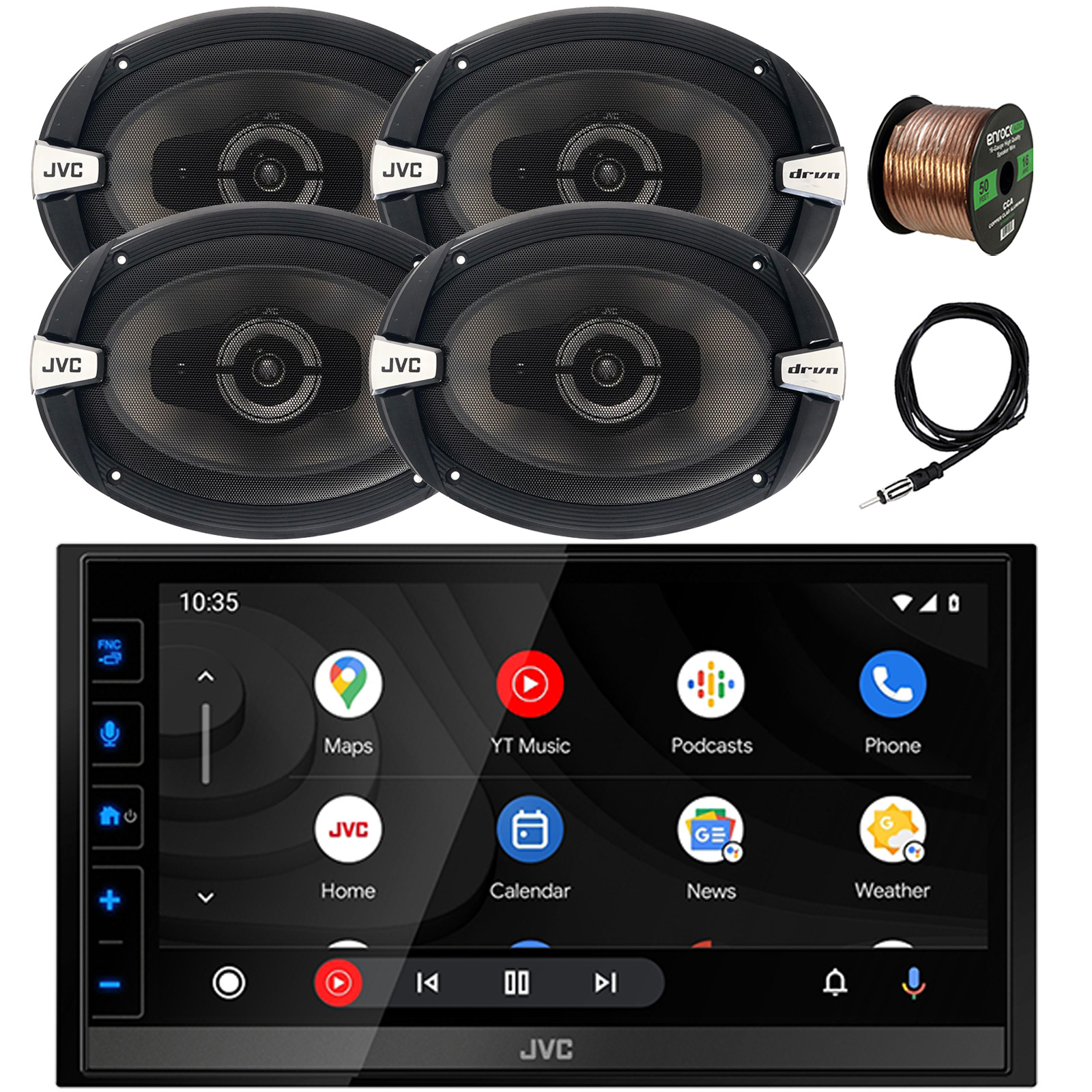 JVC Double DIN 6.8