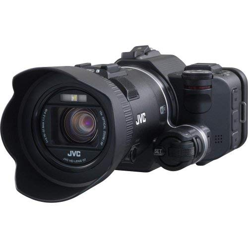 JVC GC-PX100 - Camcorder - 1080p - 12.8 MP - 10x optical zoom - flash card - Wi-Fi - black - image 1 of 2