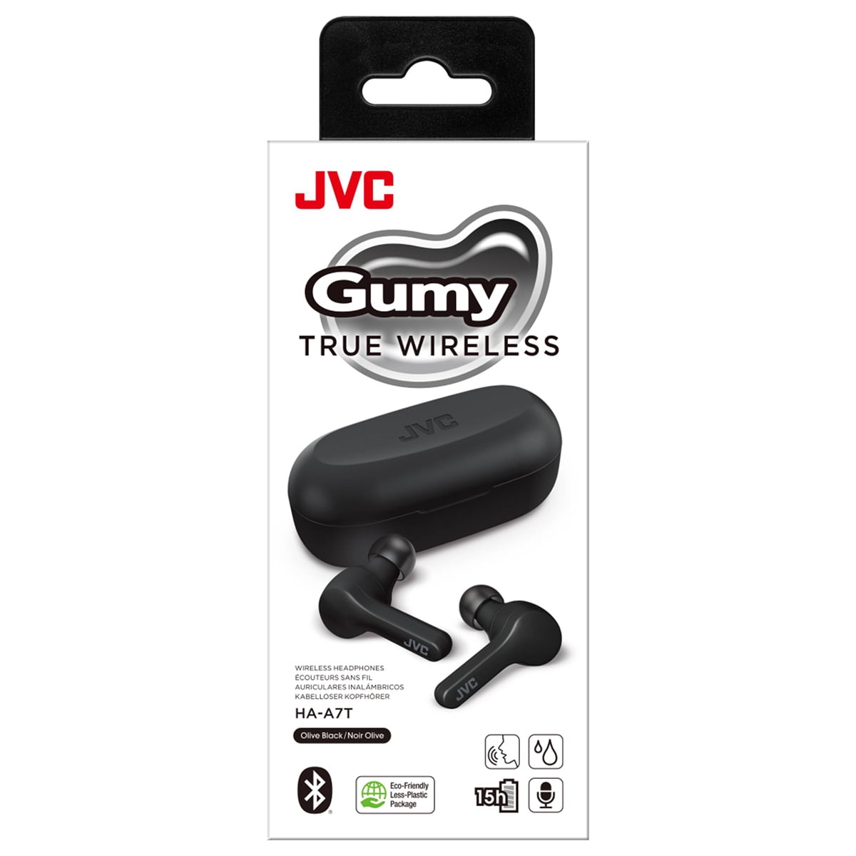 JVC Auriculares Inalámbricos Gumy con Bluetooth 5.3 - Auriculares