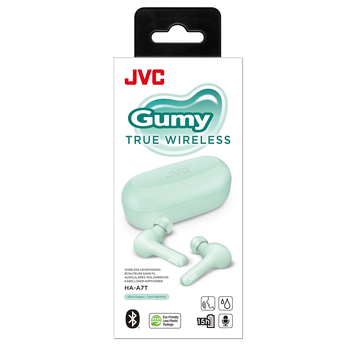 Ripley - JVC GUMY - AURICULARES INALÁMBRICOS TRULY BLUETOOTH 5.0  RESISTENCIA AL AGUA (IPX4) LARGA DURACIÓN DE LA BATERÍA