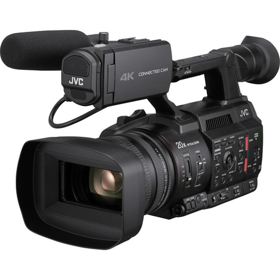 JVC GY-HC500 Professional Digital Camcorder, 4" LCD Screen, 1" CMOS, High Dynamic Range (HDR), 4K
