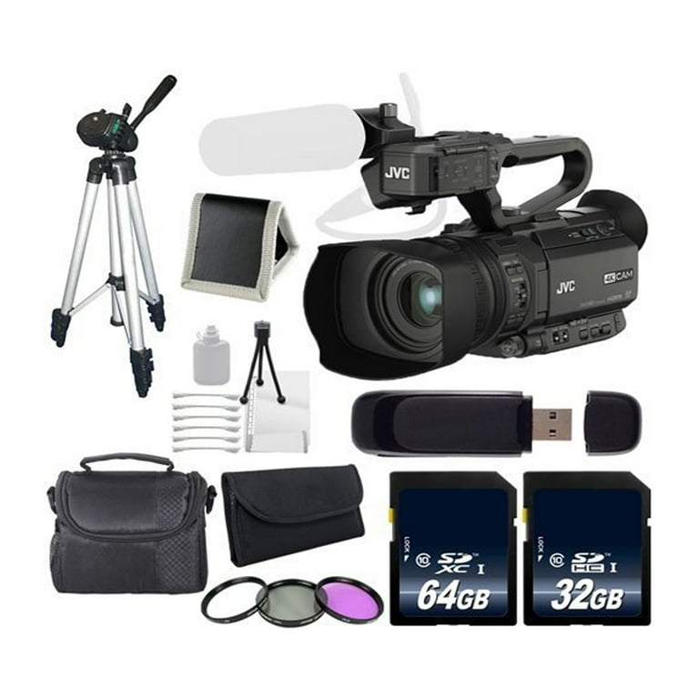 JVC GY-HM200 4KCAM Compact Handheld Camcorder - Walmart.com